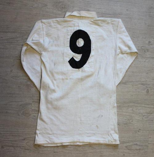 Hansie Oelofse - 1953 White Springbok Jersey 2 - Rugby Memorabilia Society
